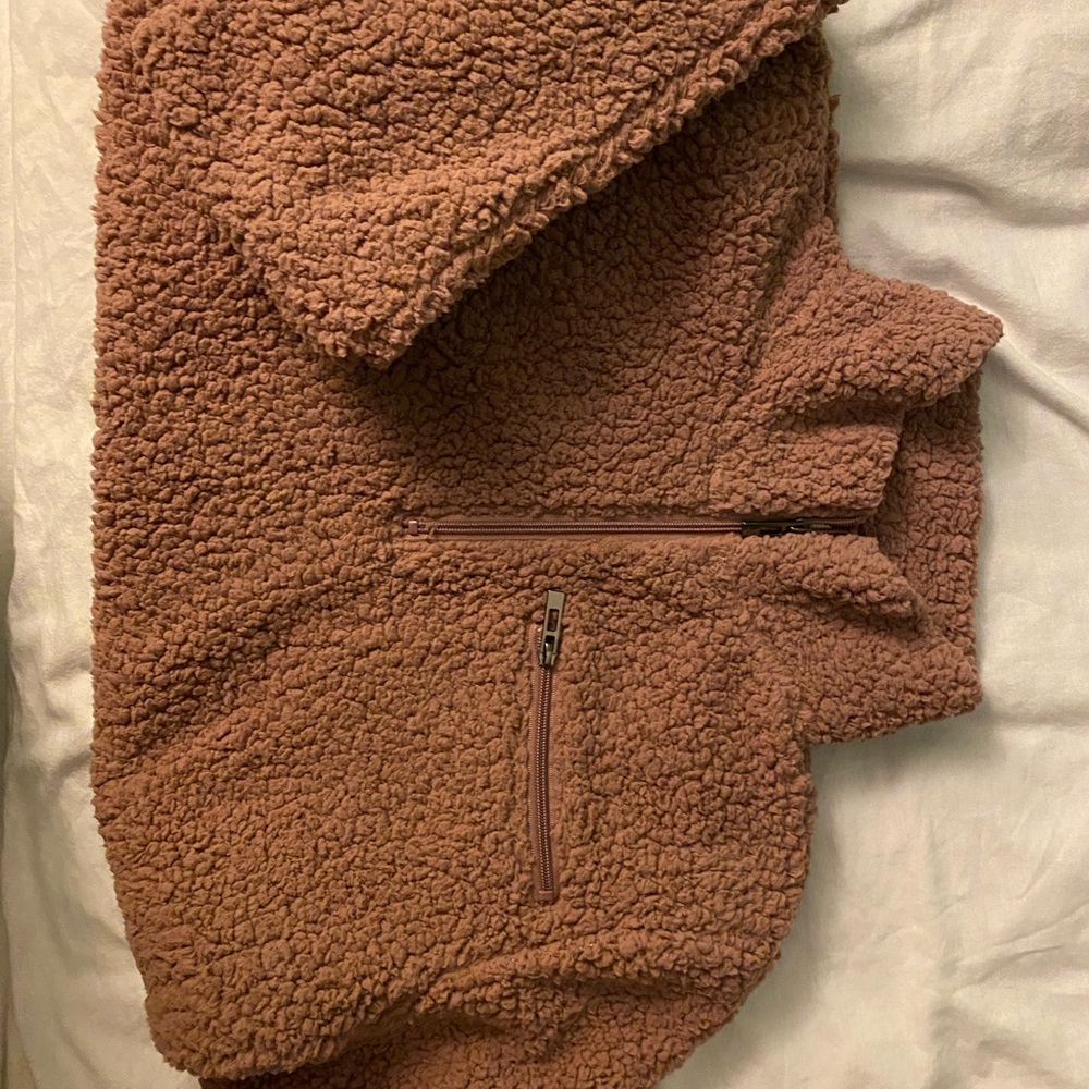 Baby pink teddy sweater